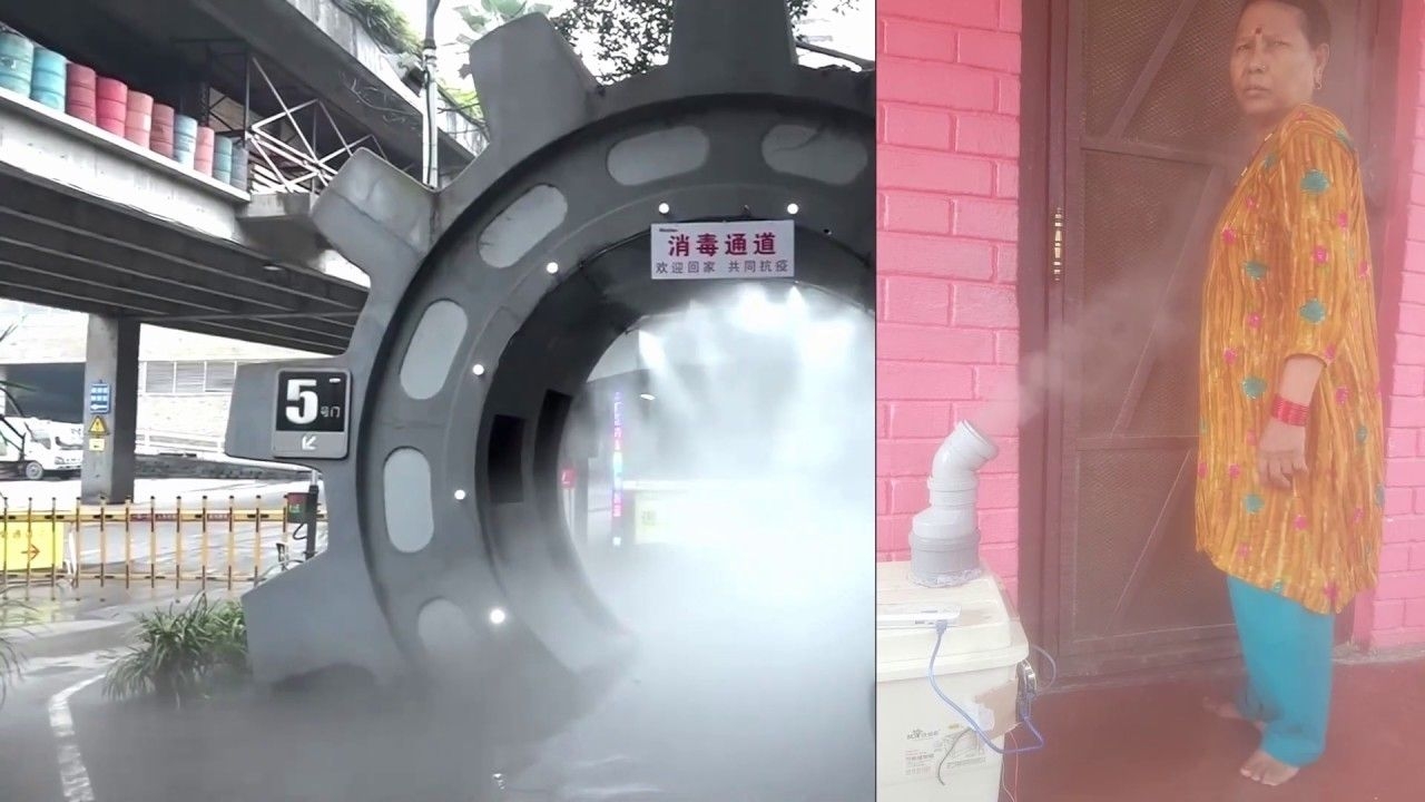 Automatic disinfection and sterilization machine