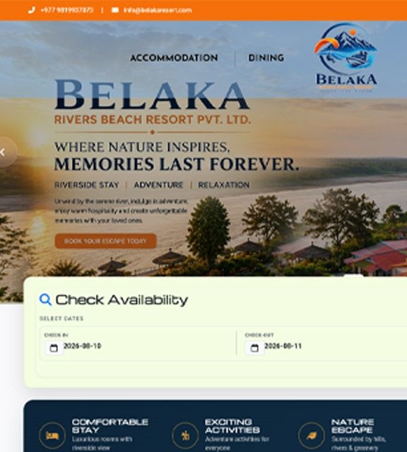 Belaka Rivers Beach Resort - Udayapur Garhi